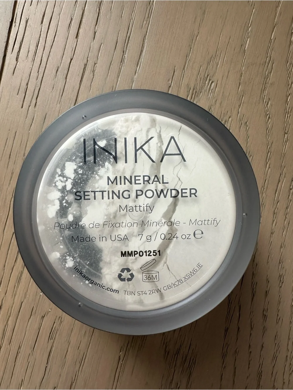 INIKA Loose Mineral Setting Powder-Mattifying